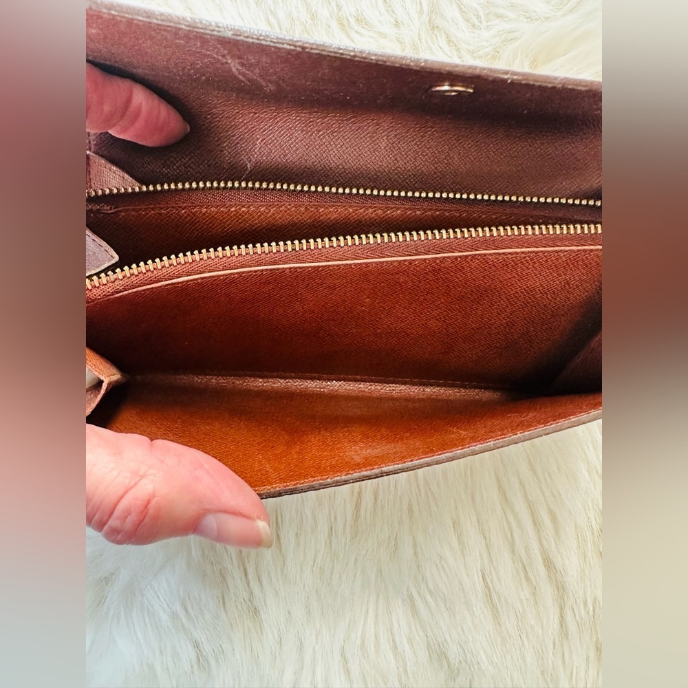 Louis Vuitton portefeuille long bifold wallet. Monogram!! - Picture 9 of 13